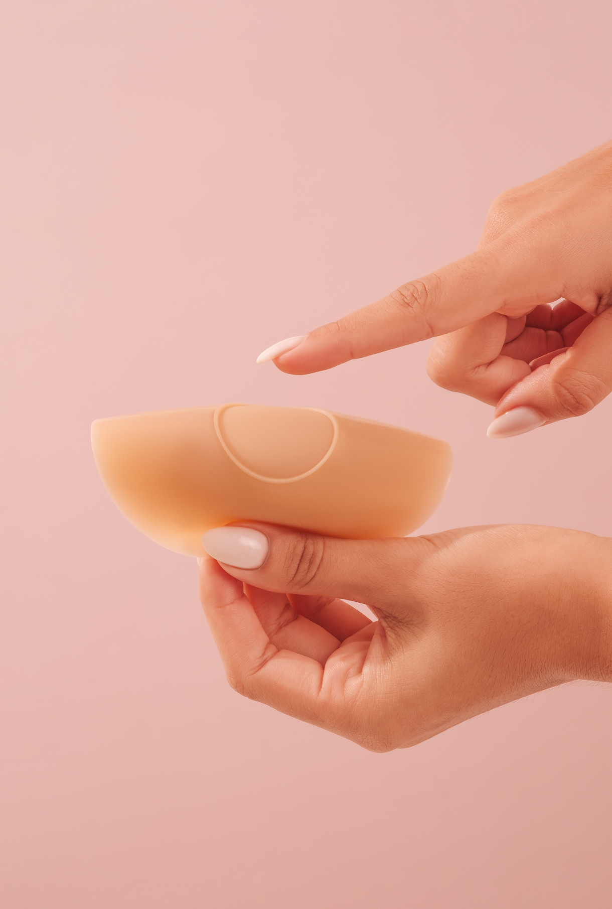 Gel de silicone do protetor de seios nada.
